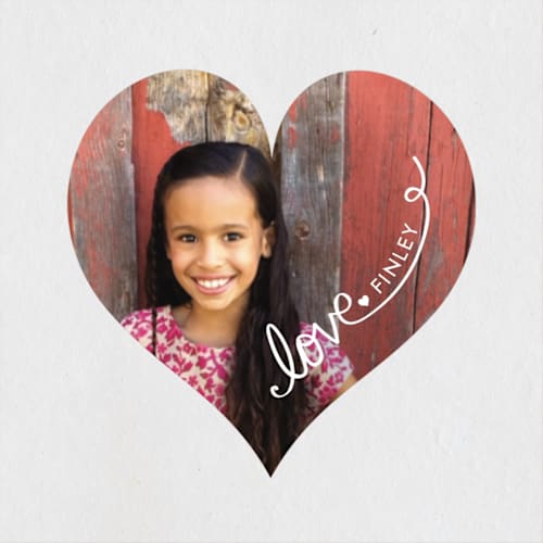 This is a cloud custom stickers with standard by Beth Schneider called scripted love printing on uncoated sticker paper in sticker