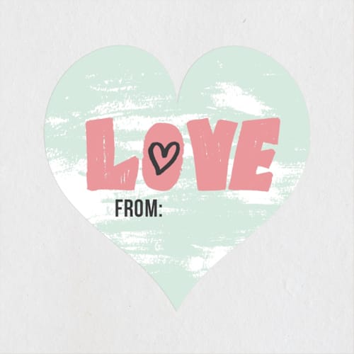 This is a pretty pink stickers with standard by Tiendita Arroyo™ called sending love cute heart printing on uncoated sticker paper in sticker