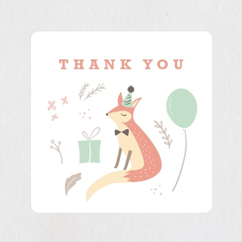 This is a mint kids stickers with standard by chocomocacino called tartletta printing on uncoated sticker paper in sticker