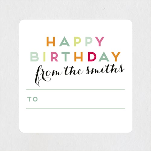 This is a cupcake custom stickers with standard by Lori Wemple called birthday snap printing on uncoated sticker paper in sticker