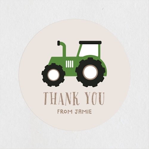This is a barn kids stickers with standard by iamtanya called happy farm printing on uncoated sticker paper in sticker