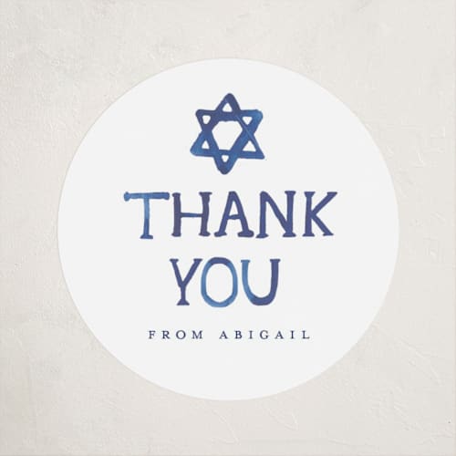 This is a milk kids stickers with standard by Teju Reval called painted mitzvah printing on uncoated sticker paper in sticker