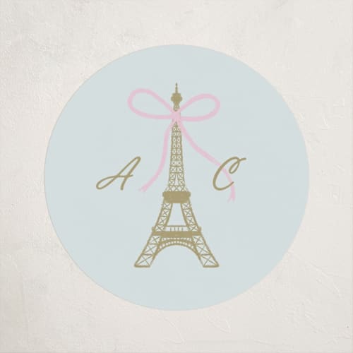 This is a menthe kids stickers with standard by mo kelley called ooh la la printing on uncoated sticker paper in sticker