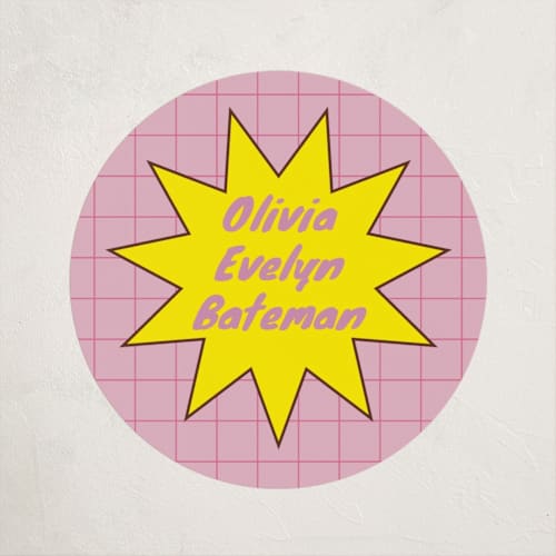 This is a strawberry kids stickers with standard by Jennifer Lew called bitmap printing on uncoated sticker paper in sticker