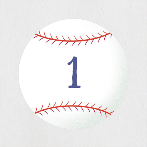 This is a grass kids stickers with standard by Becky Nimoy called baseball printing on uncoated sticker paper in sticker