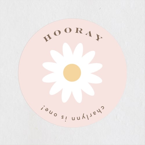 This is a petal kids stickers with standard by chocomocacino called lei printing on uncoated sticker paper in sticker