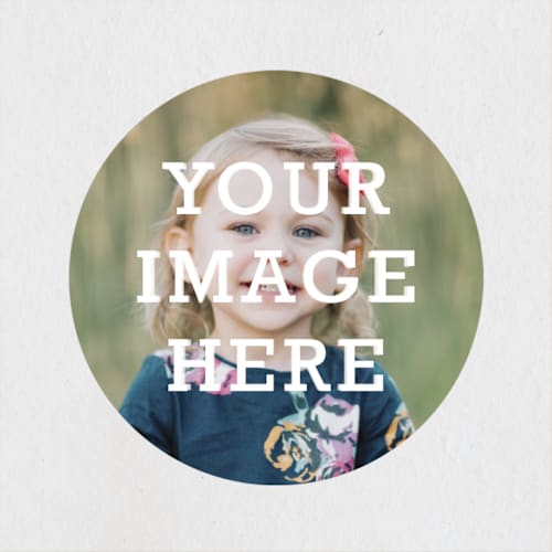 This is a ivory kids stickers with standard by Minted called the big picture printing on uncoated sticker paper in sticker