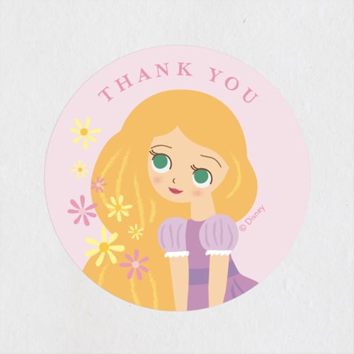 This is a strawberry kids stickers with standard by Angela Thompson called disney's rapunzel tower printing on uncoated sticker paper in sticker