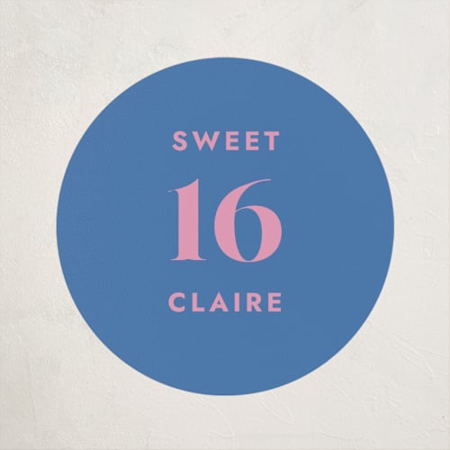 This is a bubblegum kids stickers with standard by Megan Davis called text printing on uncoated sticker paper in sticker