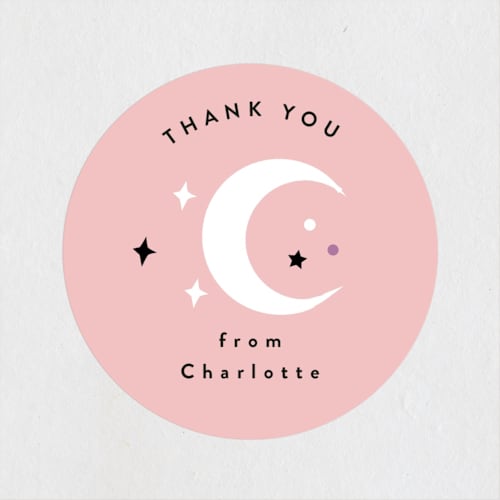 This is a cotton candy kids stickers with standard by Corinne Malesic called little boo printing on uncoated sticker paper in sticker