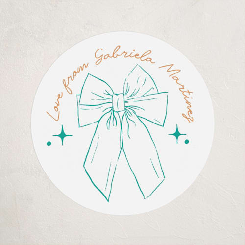 This is a teal kids stickers with standard by Celine Nguyen called hand-drawn birthday fun printing on uncoated sticker paper in sticker