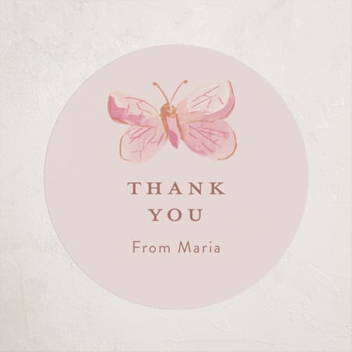 This is a petal kids stickers with standard by Teju Reval called dreamy butterflies printing on uncoated sticker paper in sticker