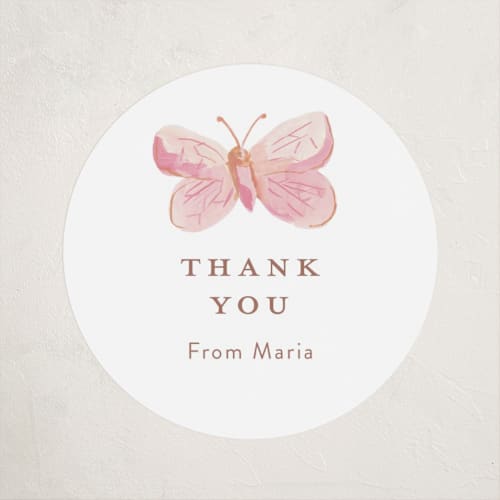 This is a milk kids stickers with standard by Teju Reval called dreamy butterflies printing on uncoated sticker paper in sticker