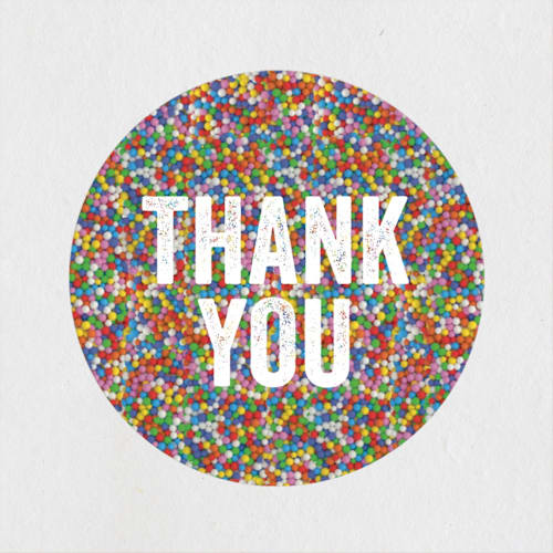 This is a vanilla kids stickers with standard by Jessie Steury called sprinkles printing on uncoated sticker paper in sticker