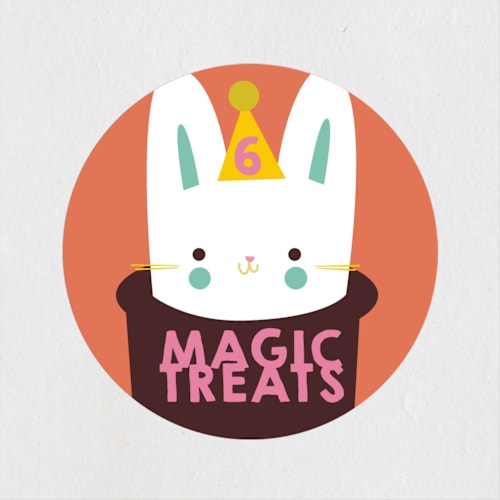 This is a melon kids stickers with standard by Lori Wemple called magic printing on uncoated sticker paper in sticker