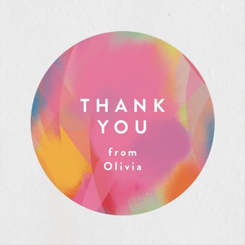 This is a candy kids stickers with standard by Katie Zimpel called galaxy rainbow printing on uncoated sticker paper in sticker