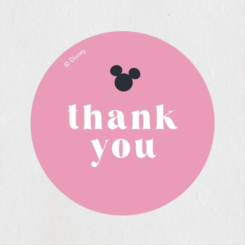 This is a peony kids stickers with standard by Annie Holmquist called disney's minnie mouse confetti printing on uncoated sticker paper in sticker