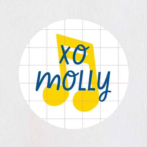 This is a candy kids stickers with standard by Baumbirdy called hip hop hooray printing on uncoated sticker paper in sticker