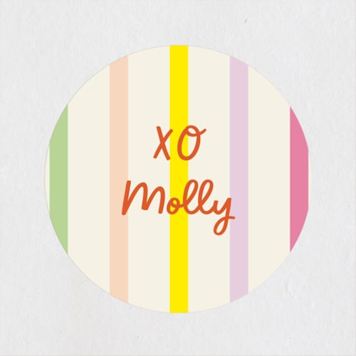 This is a candy kids stickers with standard by Baumbirdy called birthday crown printing on uncoated sticker paper in sticker