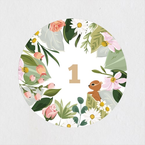 This is a blush kids stickers with standard by Susan Moyal called she's a wild one printing on uncoated sticker paper in sticker