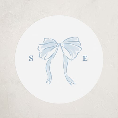 This is a lagoon kids stickers with standard by Leah Bisch called bow frame printing on uncoated sticker paper in sticker