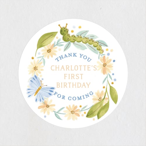 This is a olive tree kids stickers with standard by Sarah Knight called daisy chains printing on uncoated sticker paper in sticker