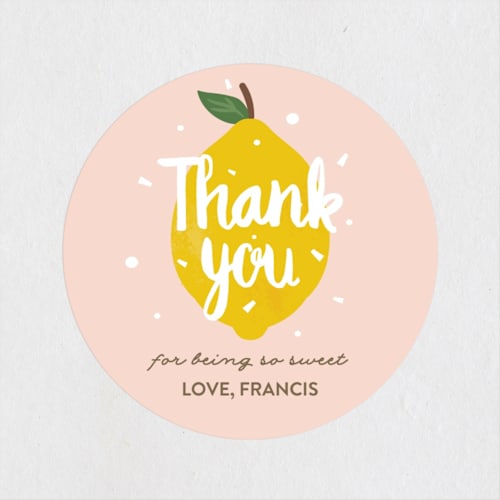This is a candy kids stickers with standard by Joanne James called lemonade fun printing on uncoated sticker paper in sticker