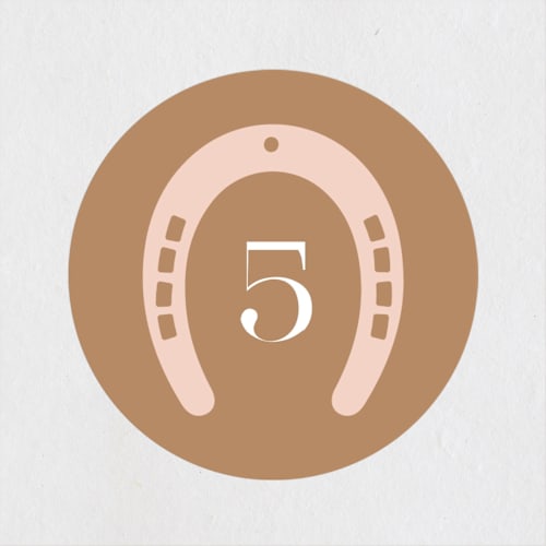 This is a rose kids stickers with standard by Corinne Malesic called pretty pony printing on uncoated sticker paper in sticker