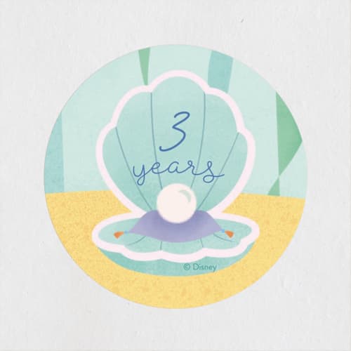 This is a aquamarine kids stickers with standard by Sabrin Deirani called disney's ariel under the sea printing on uncoated sticker paper in sticker