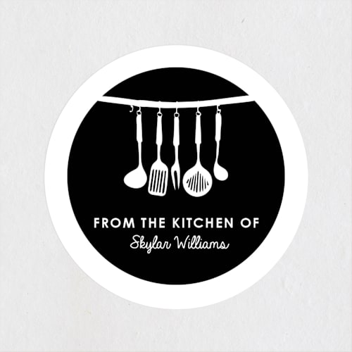 This is a pepper custom stickers with standard by Sheila Sunaryo called my kitchen tools printing on uncoated sticker paper in sticker