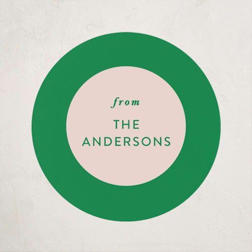 This is a festive custom stickers with standard by Carrie ONeal called funk printing on uncoated sticker paper in sticker