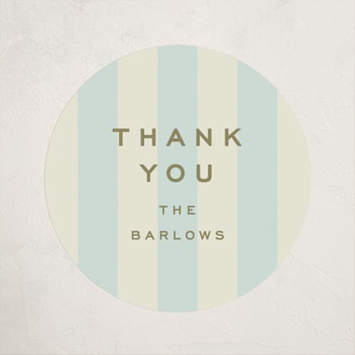 This is a baby blue baby shower favor labels with standard by Ellen Schlegelmilch called oh boy printing on uncoated sticker paper in sticker