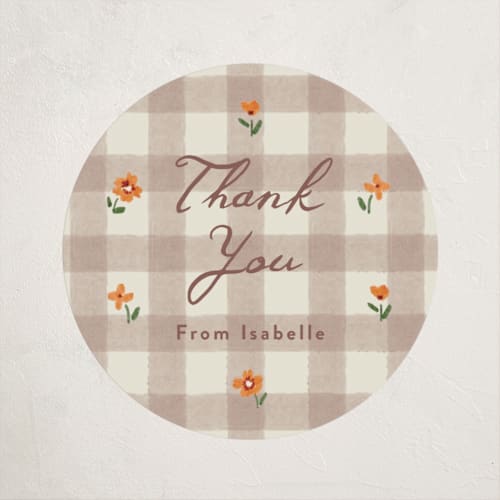 This is a butter baby shower favor labels with standard by Angela Garrick called ba ba baby shower printing on uncoated sticker paper in sticker