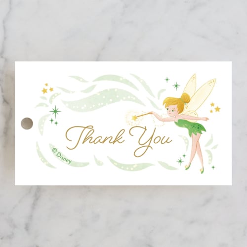 This is a magic kids gift tags with standard by curiouszhi called disney's tinkerbell fairy stardust printing on signature in tag