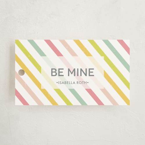 This is a sweet cream gift tags with standard by AJCreative called candy stripe printing on signature in tag