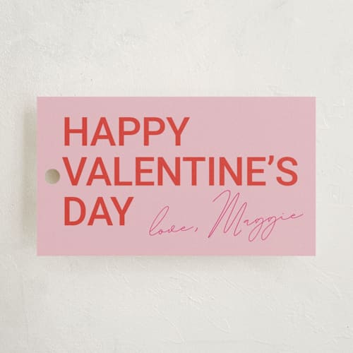 This is a rose gift tags by Cass Loh called valentine wishes printing on signature in tag