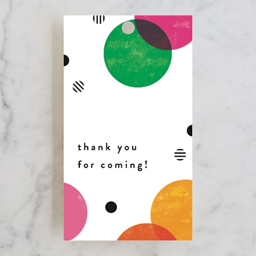 This is a funfetti kids gift tags with standard by Robert and Stella called colorful confetti printing on signature in tag