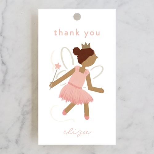 This is a cotton candy kids gift tags with standard by JeAnna Casper called fairyland printing on signature in tag