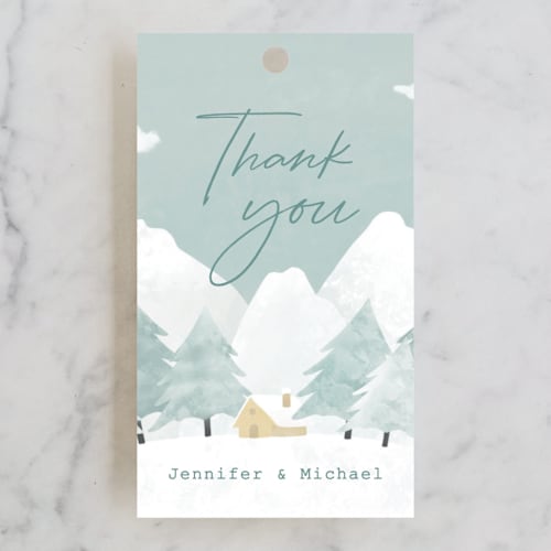 This is a frost kids gift tags with standard by Adelyn T. called calm winter printing on signature in tag