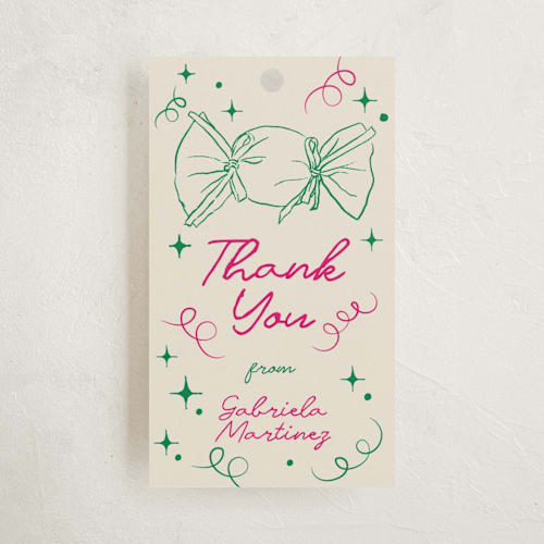 This is a grass kids gift tags with standard by Celine Nguyen called hand-drawn birthday fun printing on signature in tag