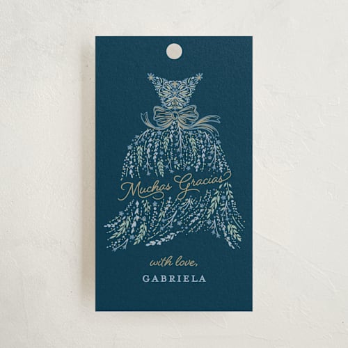 This is a midnight kids gift tags with standard by Paper Sun Studio called in the spotlight printing on signature in tag