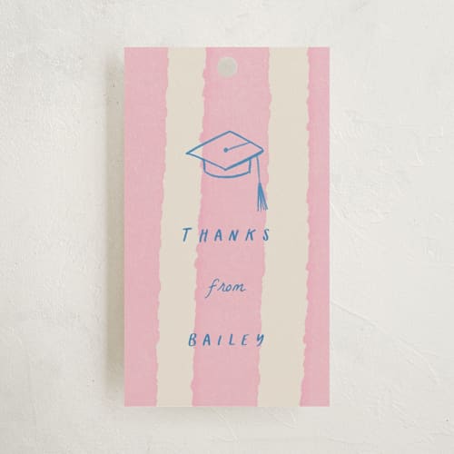 This is a cherry blossom graduation tags with standard by Jessica Yeo called daydreams and doodles printing on signature in tag