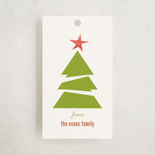 This is a rust gift tags by 2birdstone called o tannenbaum printing on signature in tag