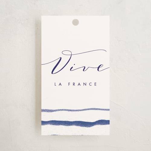 This is a wave gift tags by kelli hall called nationale printing on signature in tag