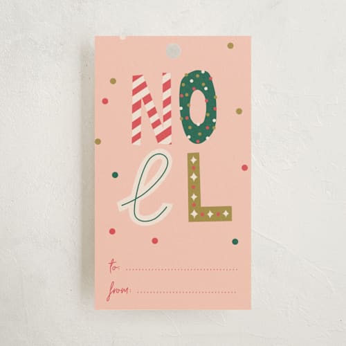 This is a candy gift tags by Iveta Angelova called fun noel 1 printing on signature in tag