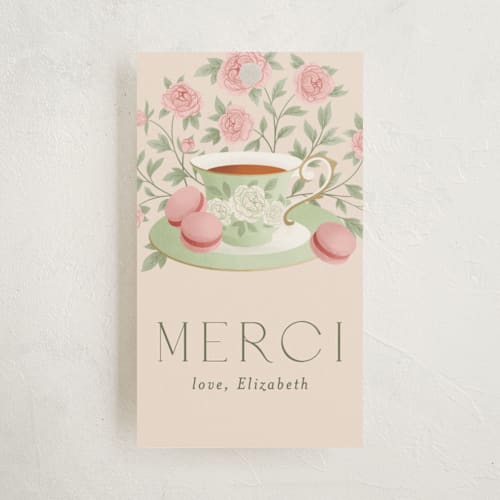 This is a framboise baby shower favor tags with standard by Jamie Alexander called a baby is brewing printing on signature in tag