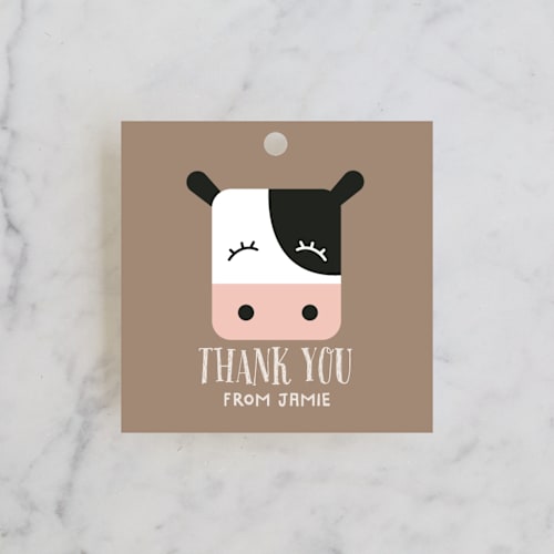 This is a barn kids gift tags with standard by iamtanya called happy farm printing on signature in tag