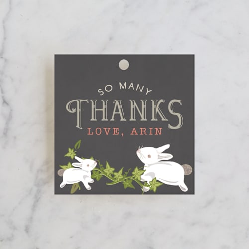 This is a chalkboard kids gift tags with standard by Carole Crohan - CaroleeXpressions called two are thee printing on signature in tag