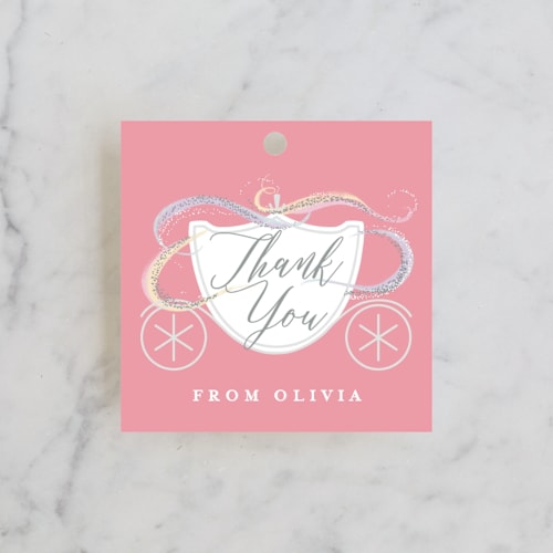 This is a candy kids gift tags with standard by Rebecca Durflinger called shimmering princess printing on signature in tag
