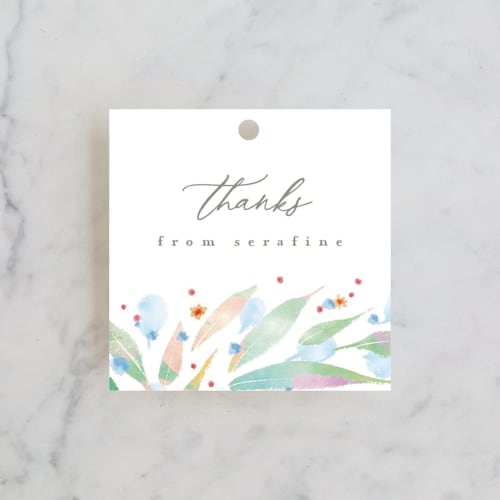 This is a mint kids gift tags with standard by Anastasia Makarova called fairy frame printing on signature in tag